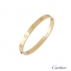 Cartier Love Bracelet Gold Size 18 B6035518
